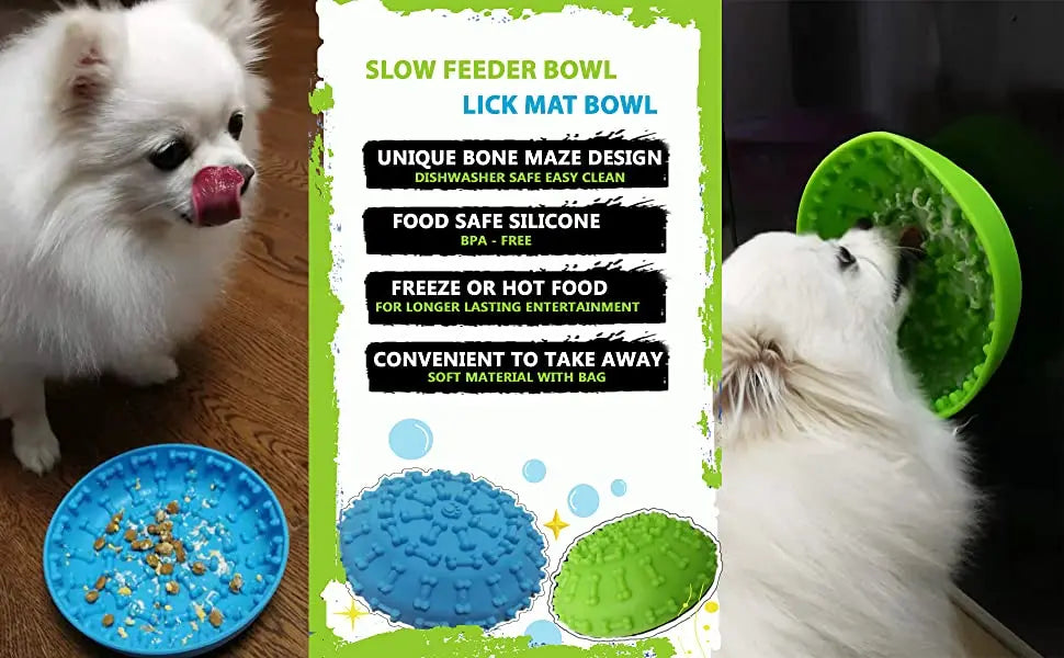 Lick Pad Mat Bowl for Dogs&Cat