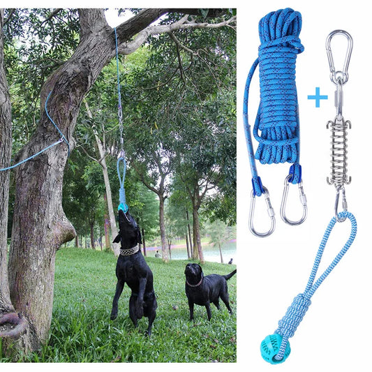 Pull Tug of War Toy-Muscle Builder 30cm Spring Rope for Outdoor Hanging Exercise